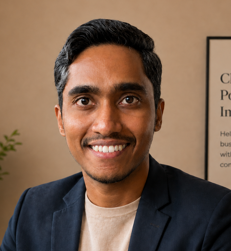 Nishanth Sudarsanan, The Gap Strategist, based in Chennai